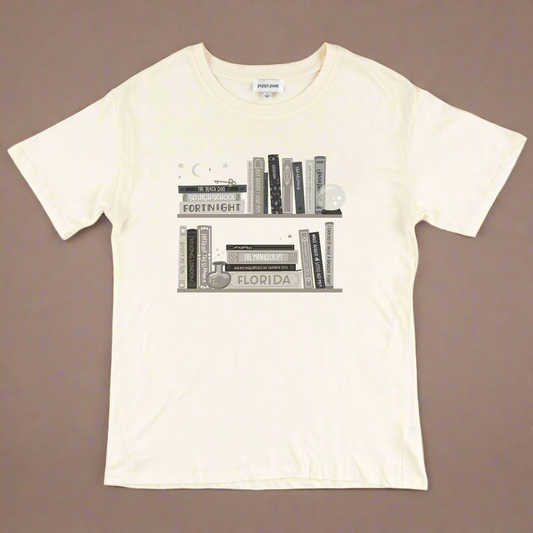 TTPD Bookshelf - Ivory Pippi Tee