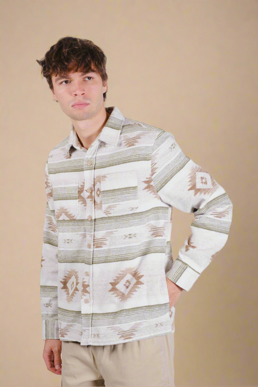 Striper Native Jacquard Shacket