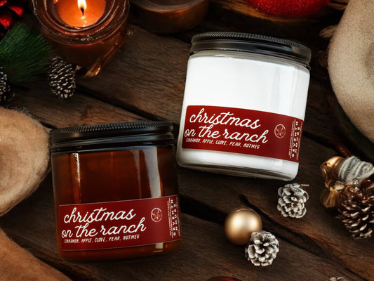 CHRISTMAS ON THE RANCH - Cinnamon, Apple, Pear Candle