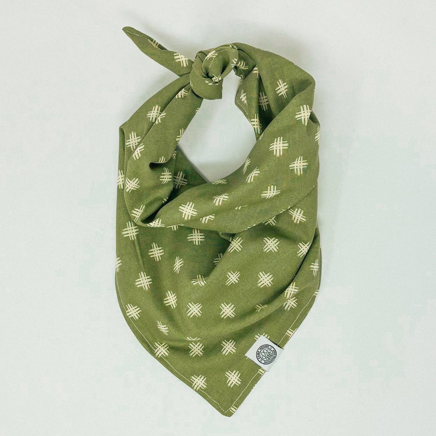 Sage Dog Bandana | Bohemian Minimalist Fall Pet Scarf