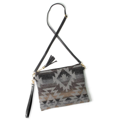 I Love Western Print Crossbody Purse Clutch Bag