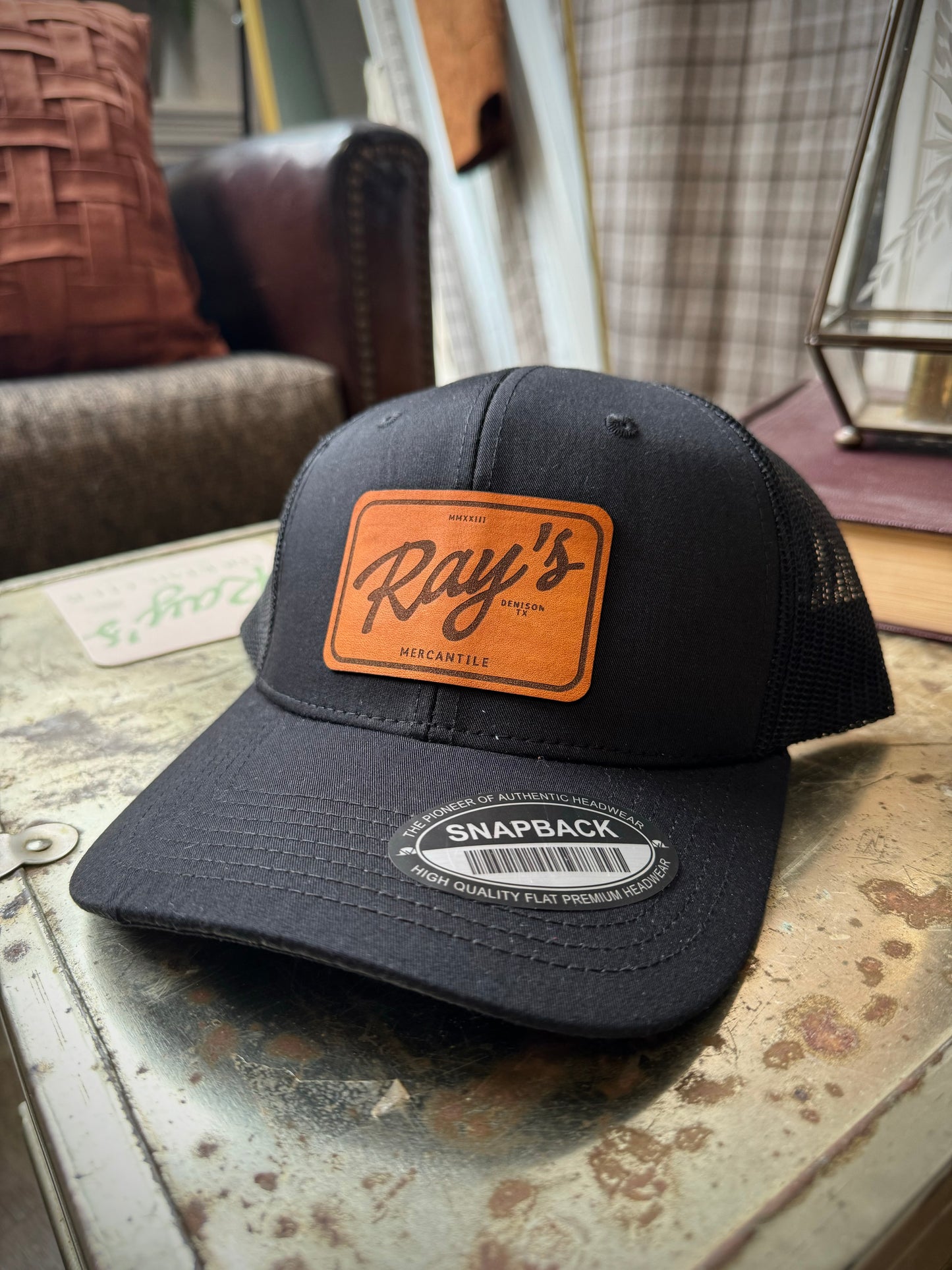 Ray’s Leather Patch Cap