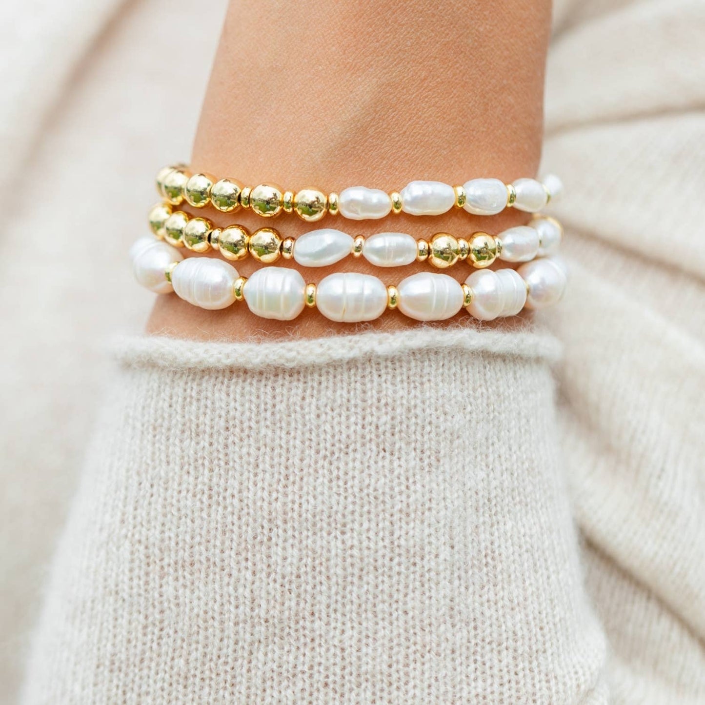 Pearl Obsession Stretch Bracelet