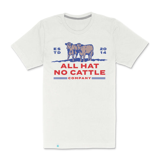 All Hat No Cattle T-Shirt - Vintage White