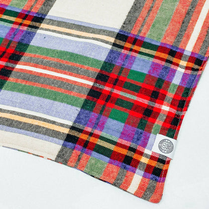 Oakley Dog Bandana | Plaid Flannel Soft Outdoor Camp Hike