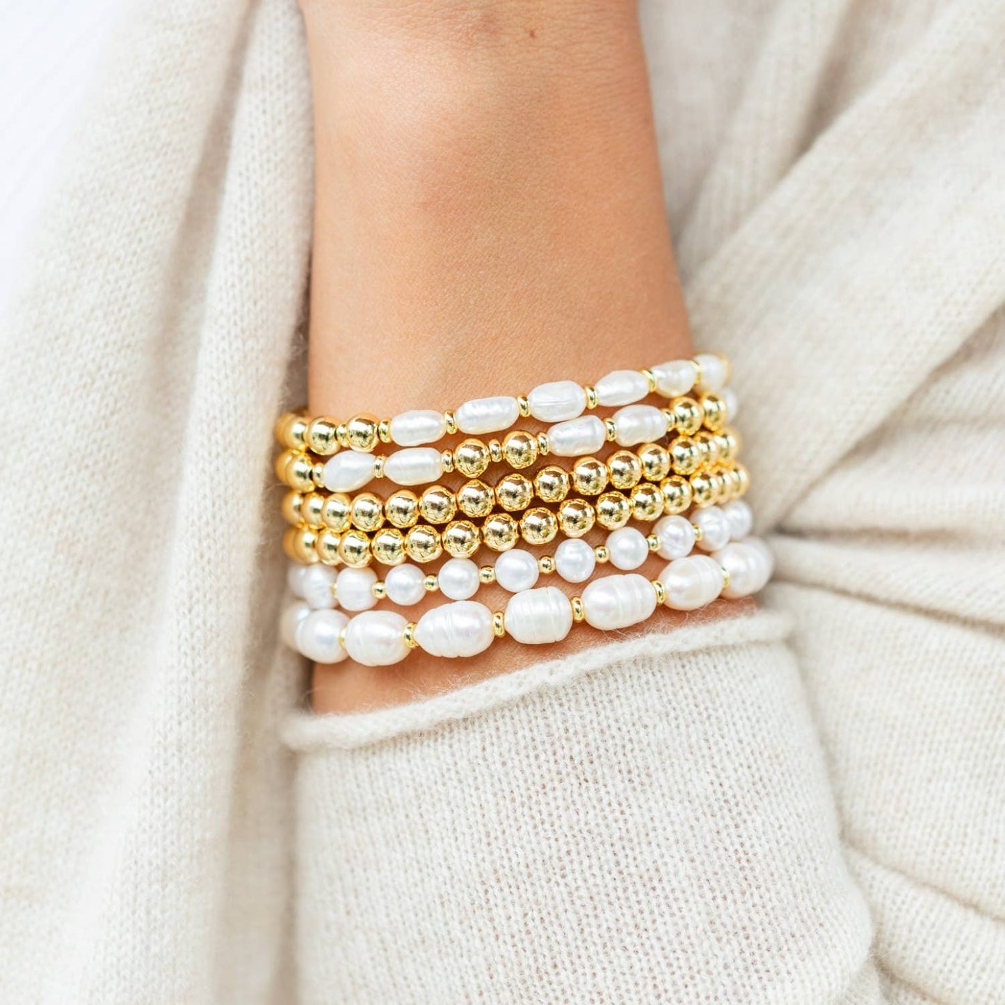 Pearl Obsession Stretch Bracelet