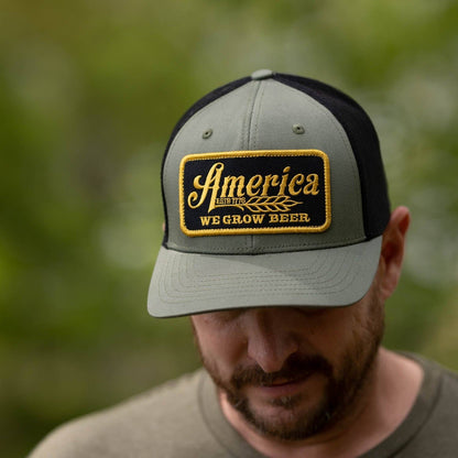 We Grow Beer Hat-Olive