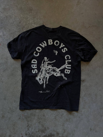 SAD COWBOYS CLUB TEE: Black