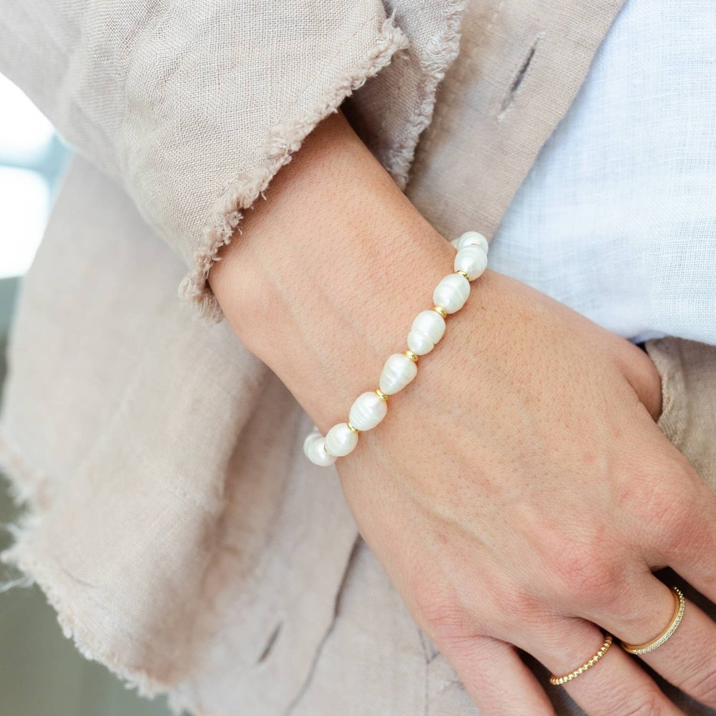 Pearl Obsession Stretch Bracelet